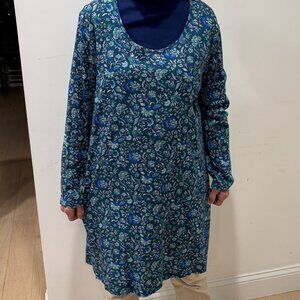 🎁 Sale! 🎁 Land's End tunic-style, long sleeved, scoop neck cotton pullover, XL